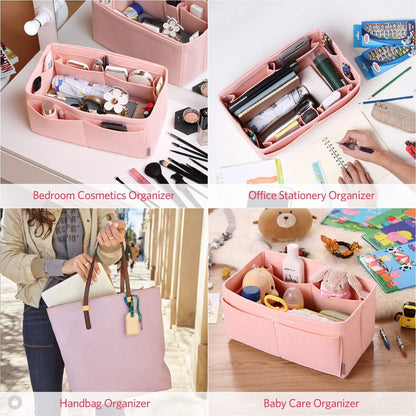 Felt Purse Organizer, Multi Pocket Bag in Bag Organizer For Tote & Handbag Shaper, Speedy 30, Speedy 35 and Speedy 40