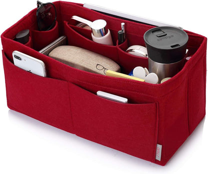 Felt Purse Organizer, Multi Pocket Bag in Bag Organizer For Tote & Handbag Shaper, Speedy 30, Speedy 35 and Speedy 40