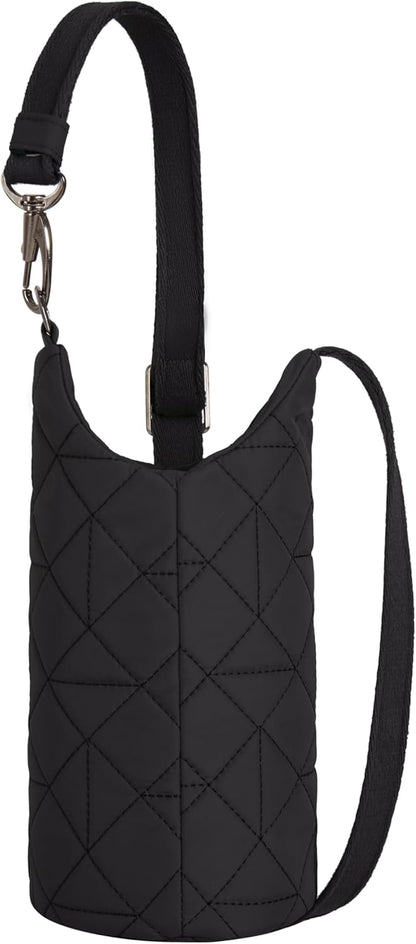 Anti-Theft Boho Insulated Water Bottle Tote