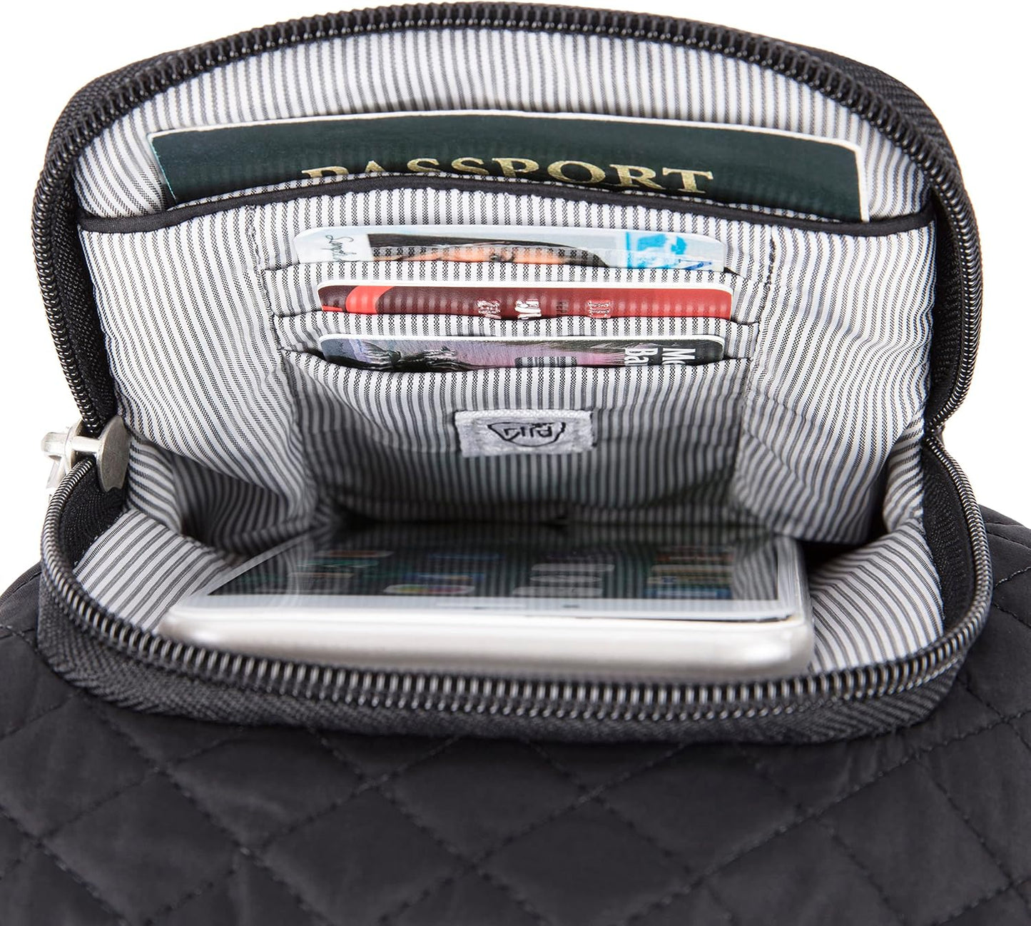 Anti-Theft Boho Insulated Water Bottle Tote