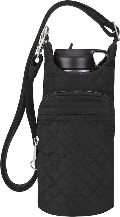 Anti-Theft Boho Insulated Water Bottle Tote