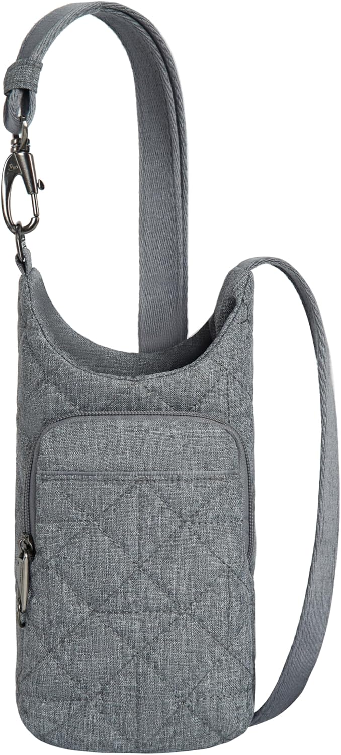 Anti-Theft Boho Insulated Water Bottle Tote