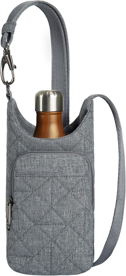 Anti-Theft Boho Insulated Water Bottle Tote