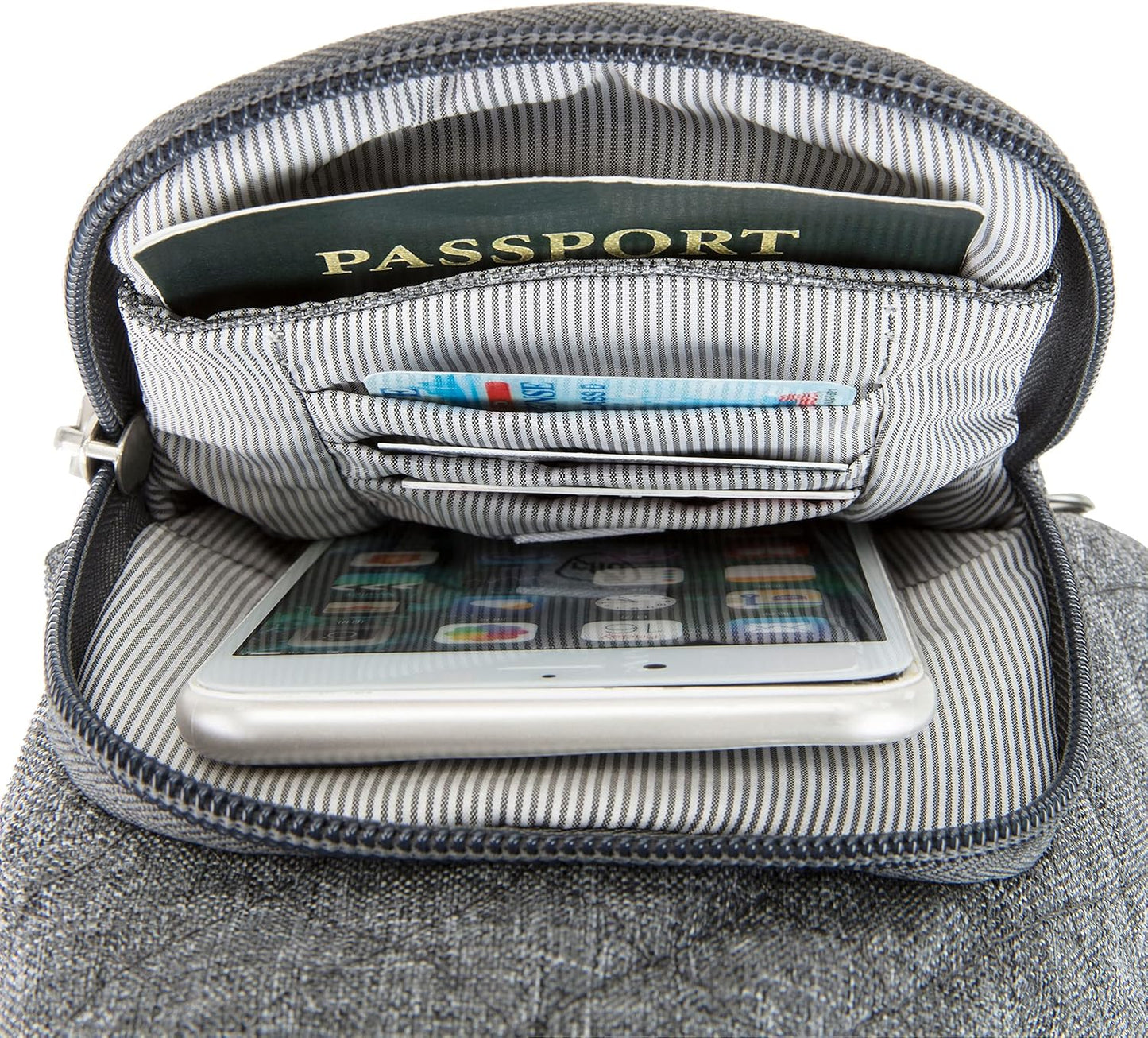 Anti-Theft Boho Insulated Water Bottle Tote
