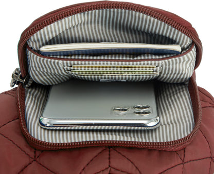 Anti-Theft Boho Insulated Water Bottle Tote