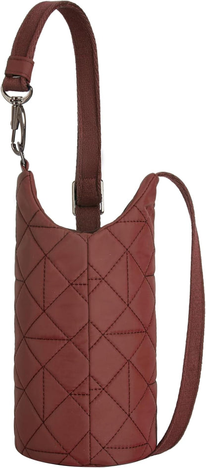 Anti-Theft Boho Insulated Water Bottle Tote