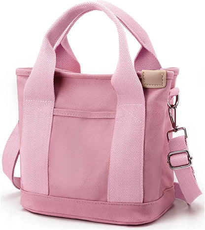 Small Tote Bag with Zipper Tote Bag for Women Canvas Crossbody Bag Shoulder Bag Satchel Hobo Bag Messenger Bag 2023