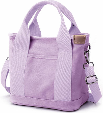 Small Tote Bag with Zipper Tote Bag for Women Canvas Crossbody Bag Shoulder Bag Satchel Hobo Bag Messenger Bag 2023