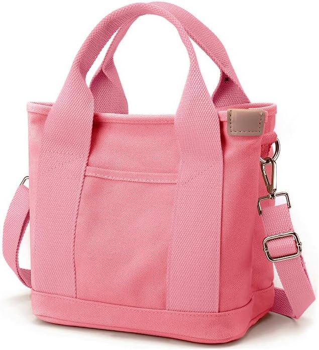 Small Tote Bag with Zipper Tote Bag for Women Canvas Crossbody Bag Shoulder Bag Satchel Hobo Bag Messenger Bag 2023