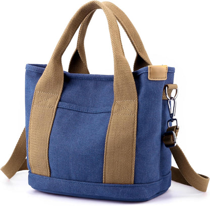 Small Tote Bag with Zipper Tote Bag for Women Canvas Crossbody Bag Shoulder Bag Satchel Hobo Bag Messenger Bag 2023