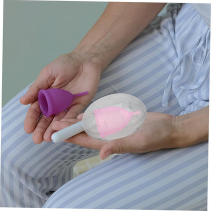 2pcs Silicone Storage Box Travel Holder for Pacifiers and Personal Items High Temperature Resistant Lightweight Design for Easy Carrying and Cleaning