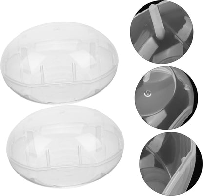 2pcs Silicone Storage Box Travel Holder for Pacifiers and Personal Items High Temperature Resistant Lightweight Design for Easy Carrying and Cleaning