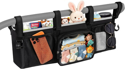 Double Stroller Organizer for Bob Duallie Jogger City Mini GT2 and Jeep