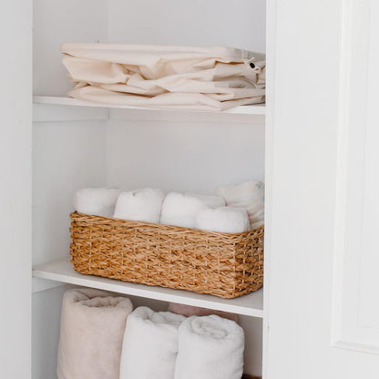 Loads of Fun Collapsible Hamper – Laundry Basket for Dirty Clothes & Towels – Tall Standing Organic Cotton Laundry Bag with Long Handles - Ideal for Bathroom, Bedroom or Kids’ Room, Gray