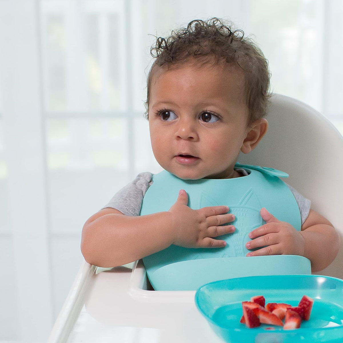Silcone Baby Bib, 2 Pack