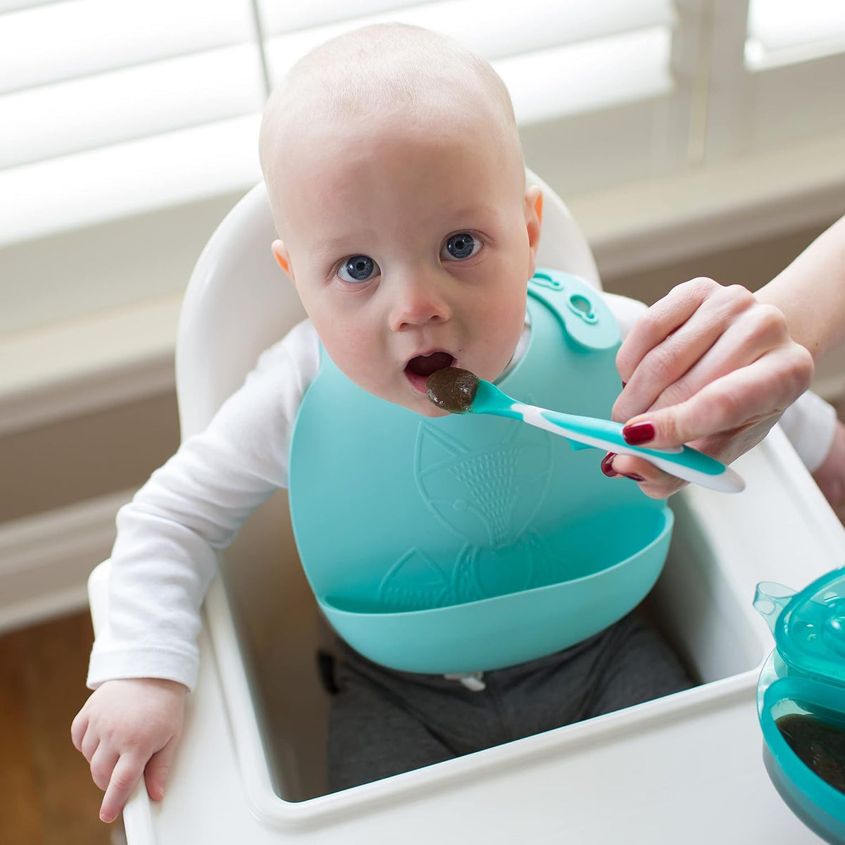 Silcone Baby Bib, 2 Pack