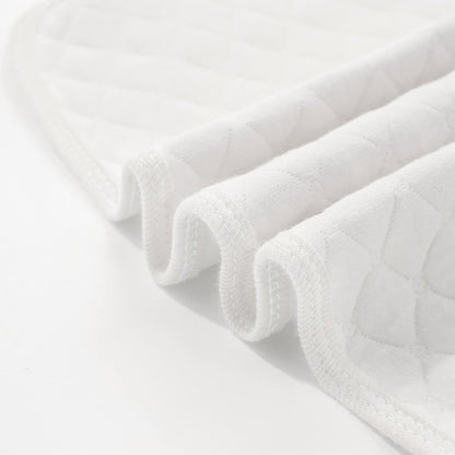 Portable Waterproof Baby Changing Pad Liner, Washable Reusable Changing Table Cover Made with Breathable TPU, 27x13in (White, 3 Count)