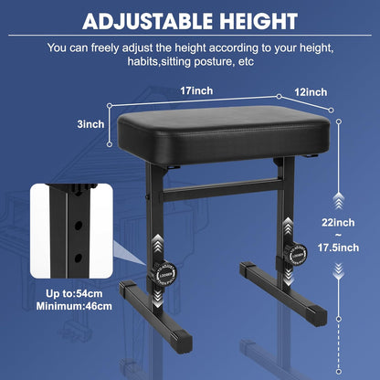 Piano Bench Adjustable Height