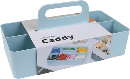 Stackable Organizer Caddy, Rectangle, Green, Made in Korea
