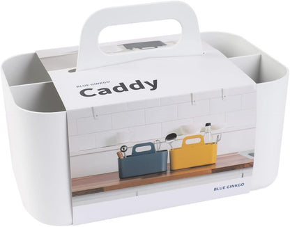 Stackable Organizer Caddy, Rectangle, Green, Made in Korea