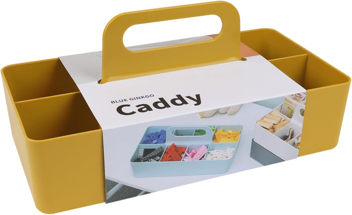Stackable Organizer Caddy, Rectangle, Green, Made in Korea