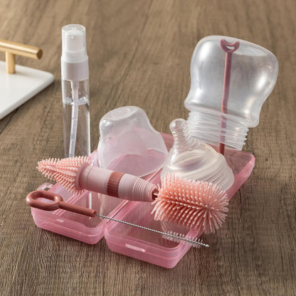Small Silicone Baby Bottle Brush for Newborn Anti-Colic Baby Bottles