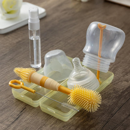 Small Silicone Baby Bottle Brush for Newborn Anti-Colic Baby Bottles