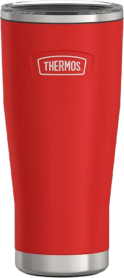 Icon Series 24oz Stainless Steel Tumbler with Slide Lock Lid, Leakproof, Fits Cupholder, Dishwasher Safe, Griptec™ Non‑Slip Base, Keeps Drinks Hot 6 Hrs/Cold 22 Hrs, Mystic Navy
