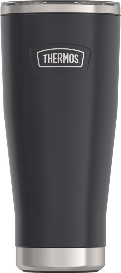 Icon Series 24oz Stainless Steel Tumbler with Slide Lock Lid, Leakproof, Fits Cupholder, Dishwasher Safe, Griptec™ Non‑Slip Base, Keeps Drinks Hot 6 Hrs/Cold 22 Hrs, Mystic Navy
