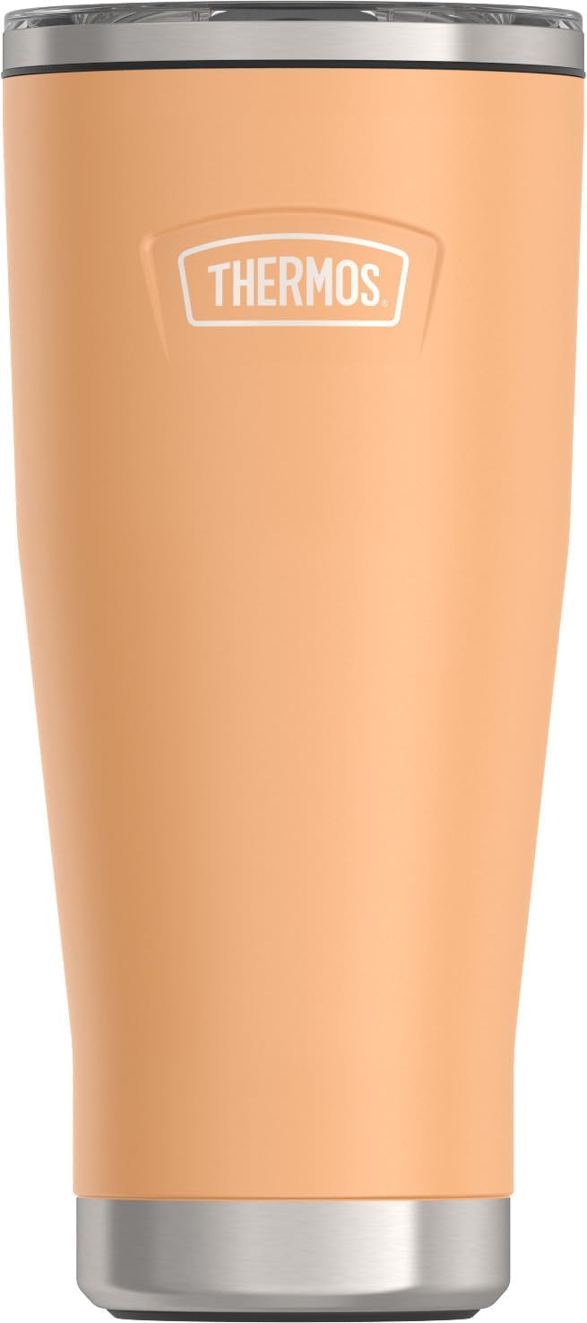 Icon Series 24oz Stainless Steel Tumbler with Slide Lock Lid, Leakproof, Fits Cupholder, Dishwasher Safe, Griptec™ Non‑Slip Base, Keeps Drinks Hot 6 Hrs/Cold 22 Hrs, Mystic Navy