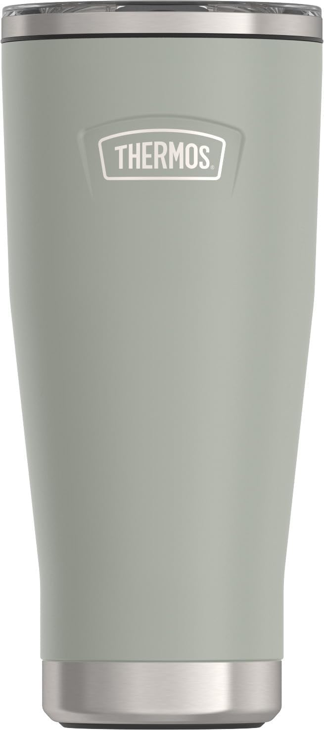 Icon Series 24oz Stainless Steel Tumbler with Slide Lock Lid, Leakproof, Fits Cupholder, Dishwasher Safe, Griptec™ Non‑Slip Base, Keeps Drinks Hot 6 Hrs/Cold 22 Hrs, Mystic Navy