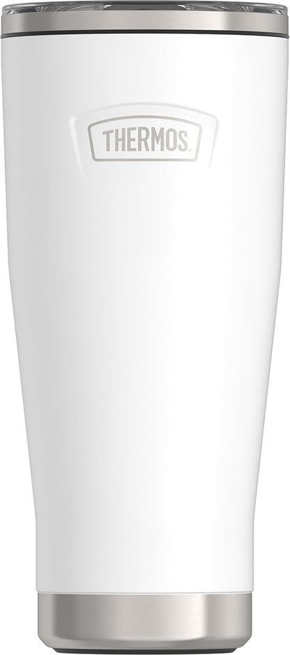 Icon Series 24oz Stainless Steel Tumbler with Slide Lock Lid, Leakproof, Fits Cupholder, Dishwasher Safe, Griptec™ Non‑Slip Base, Keeps Drinks Hot 6 Hrs/Cold 22 Hrs, Mystic Navy