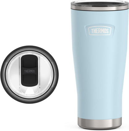 Icon Series 24oz Stainless Steel Tumbler with Slide Lock Lid, Leakproof, Fits Cupholder, Dishwasher Safe, Griptec™ Non‑Slip Base, Keeps Drinks Hot 6 Hrs/Cold 22 Hrs, Mystic Navy