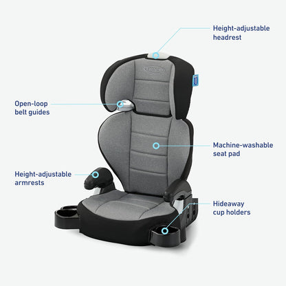 TurboBooster 2.0 Highback Booster Car Seat, Declan