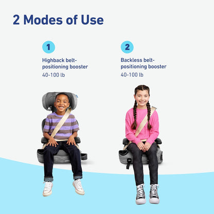 TurboBooster 2.0 Highback Booster Car Seat, Declan