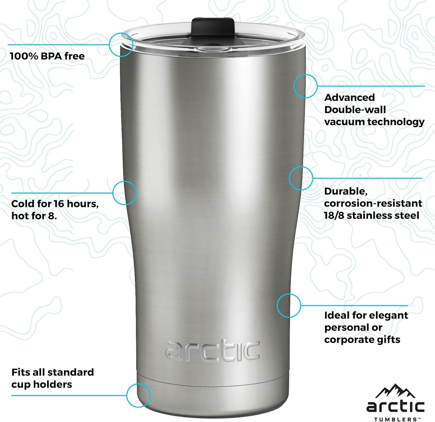 30 oz Tuscan Sun Insulated Tumbler with Straw & Cleaner - Retains Temperature up to 24hrs - Non-Spill Splash Proof Lid, Double Wall Vacuum Technology, BPA Free & Built to Last