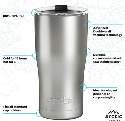 30 oz Tuscan Sun Insulated Tumbler with Straw & Cleaner - Retains Temperature up to 24hrs - Non-Spill Splash Proof Lid, Double Wall Vacuum Technology, BPA Free & Built to Last
