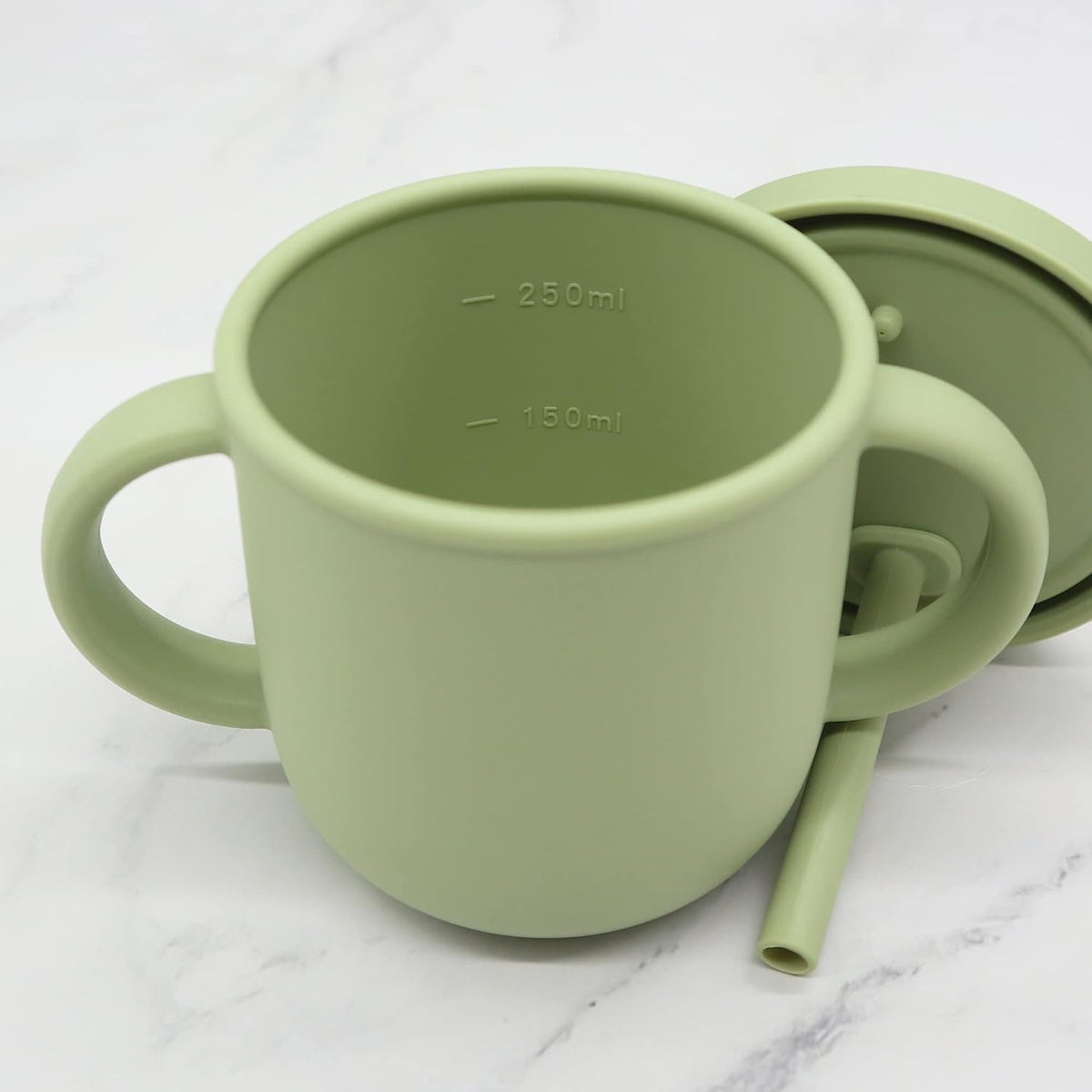 8 Piece| Feeding Set–|Bib, Suction Bowl, Sippy Cup, 2-in-1 Straw & Snack Cup Lid, Straw, Spoon & Fork