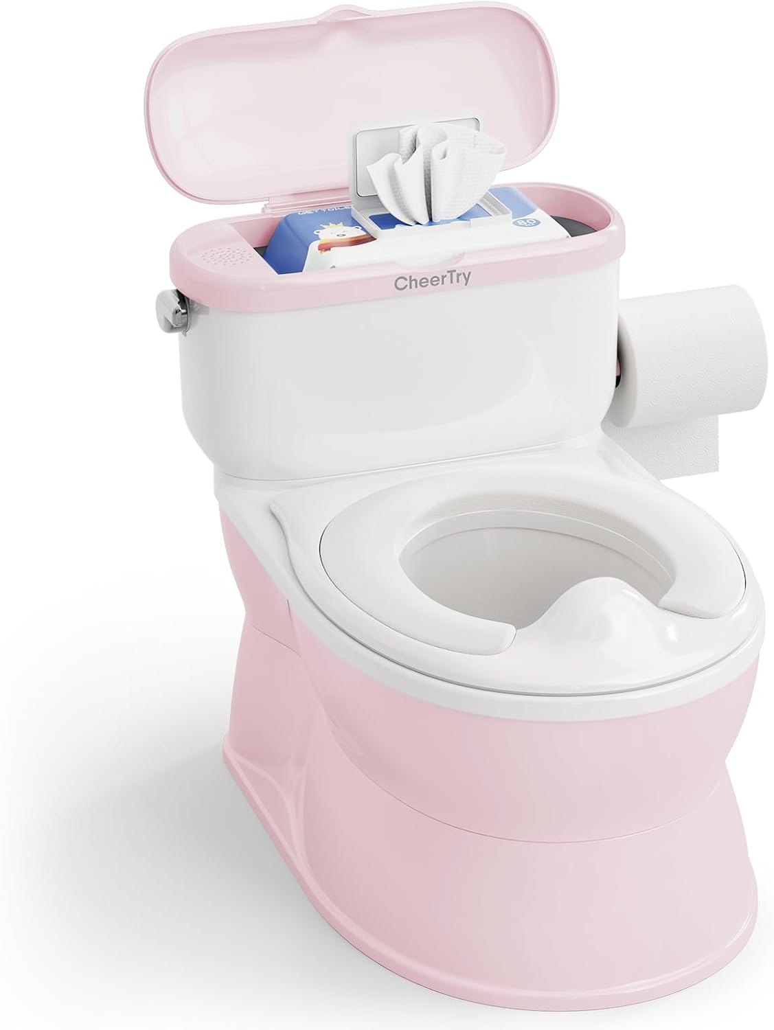 2-in-1 Toddler Potty Training Toilet with Detachable Training Seat
