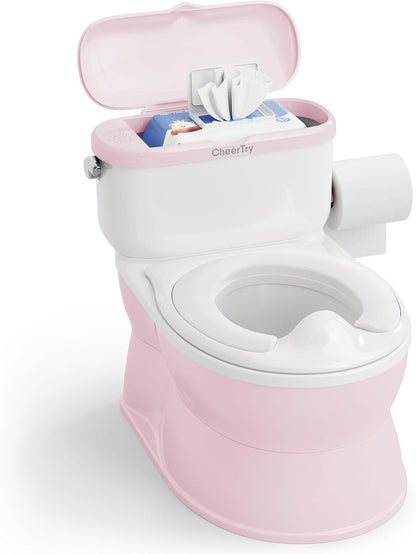 2-in-1 Toddler Potty Training Toilet with Detachable Training Seat