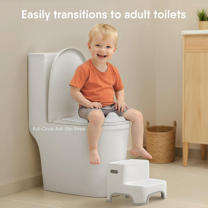 2-in-1 Toddler Potty Training Toilet with Detachable Training Seat