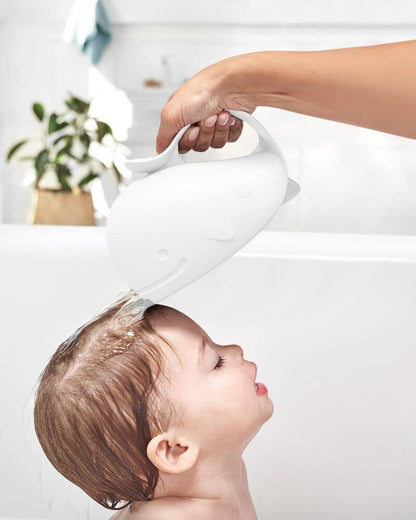 Baby Bath Rinse Cup MOBY Tear-Free Waterfall Rinser White Age 0+ (Pack of 12)