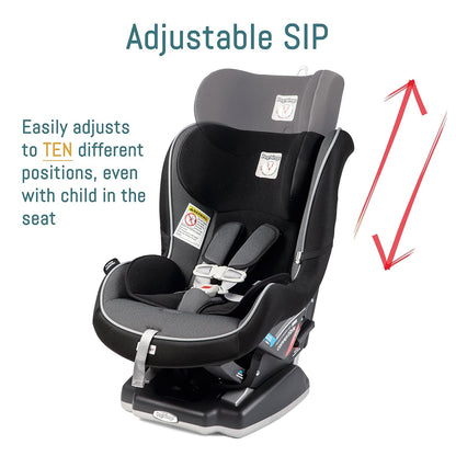 Primo Viaggio Convertible - Reversible Car Seat - Rear Facing for Children 5 to 45 lbs and Forward Facing for Children 22 to 65 lbs - Made in Italy - Atmosphere (Grey)