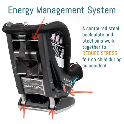Primo Viaggio Convertible - Reversible Car Seat - Rear Facing for Children 5 to 45 lbs and Forward Facing for Children 22 to 65 lbs - Made in Italy - Atmosphere (Grey)