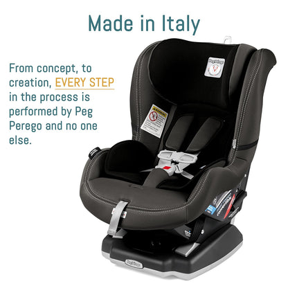Primo Viaggio Convertible - Reversible Car Seat - Rear Facing for Children 5 to 45 lbs and Forward Facing for Children 22 to 65 lbs - Made in Italy - Atmosphere (Grey)