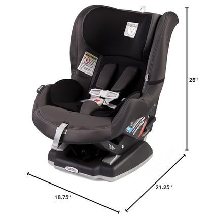 Primo Viaggio Convertible - Reversible Car Seat - Rear Facing for Children 5 to 45 lbs and Forward Facing for Children 22 to 65 lbs - Made in Italy - Atmosphere (Grey)
