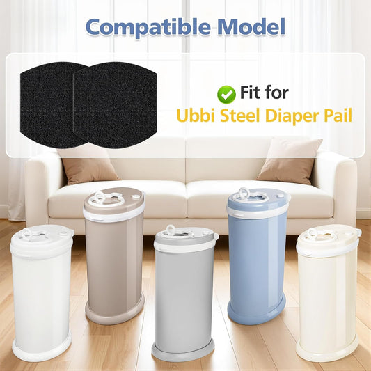 12 Pack Baby Diaper Pail Deodorizer for Ubbi Steel Diaper Pail