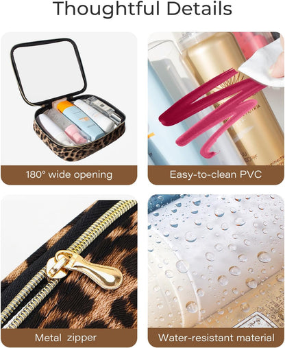 TSA Approved Diaper Bag Organizer Pouch Set, Waterproof Clear Toiletry Bag Travel Packing Organizer Bags Clear Makeup Pouch Cosmetic Case with Zipper Car Essentials Bag