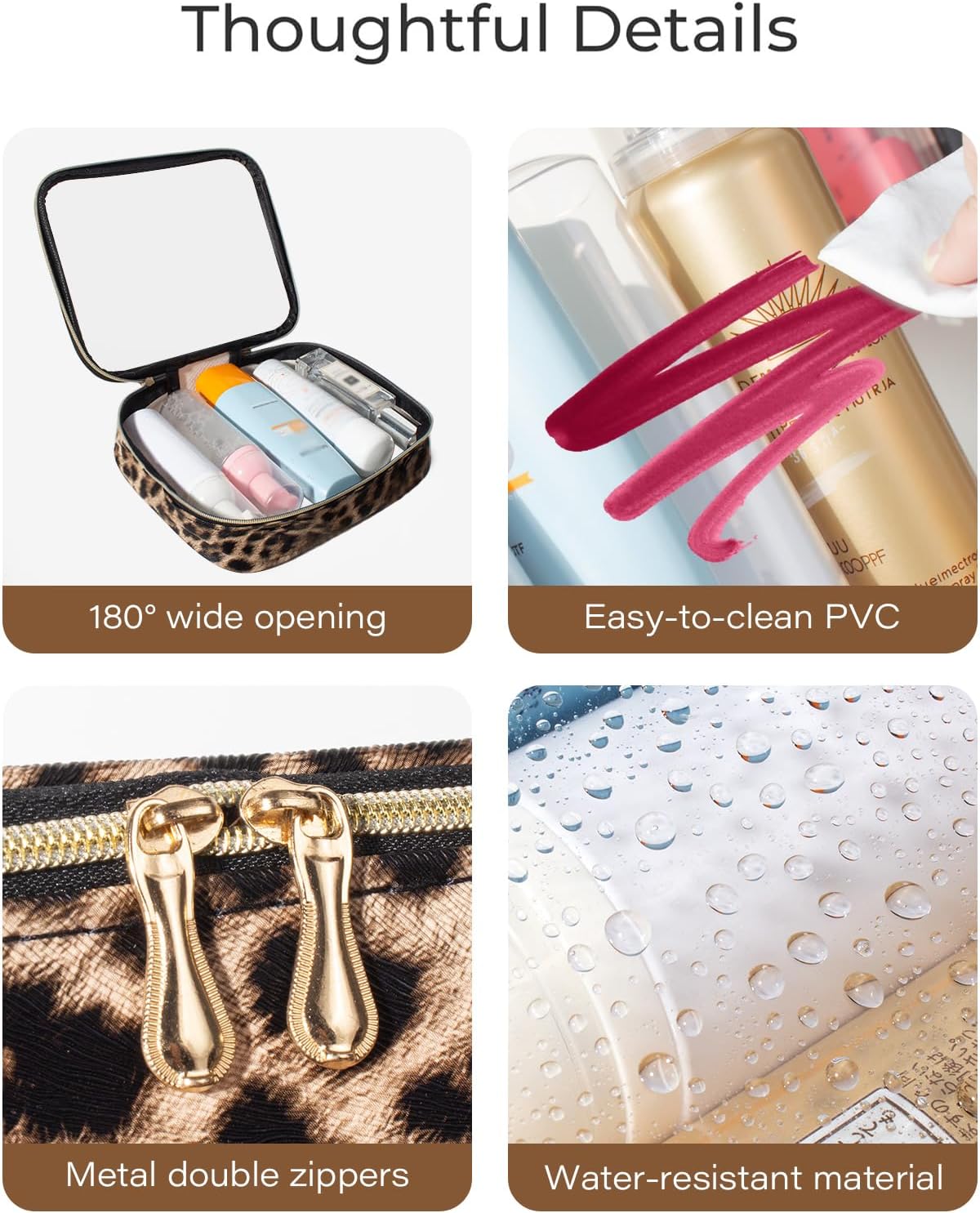 TSA Approved Diaper Bag Organizer Pouch Set, Waterproof Clear Toiletry Bag Travel Packing Organizer Bags Clear Makeup Pouch Cosmetic Case with Zipper Car Essentials Bag