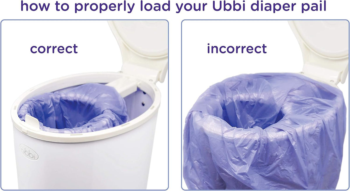 Diaper Pail Plastic Bags, 13-Gallon Capacity, 3 Pack, 75 Count